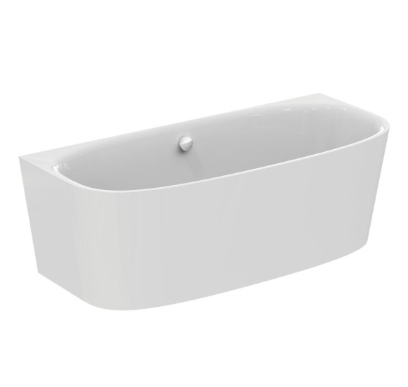 Ideal Standard Dea prie sienos statoma balta vonia 180x80 su prisipildymo per sifoną funkcija