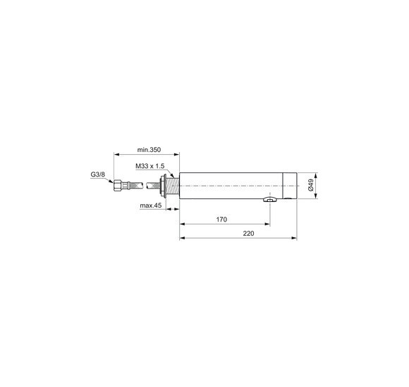 Ideal Standard SensorFlow NEW potinkinis sensorinis maišytuvas 17 cm, A7560AA