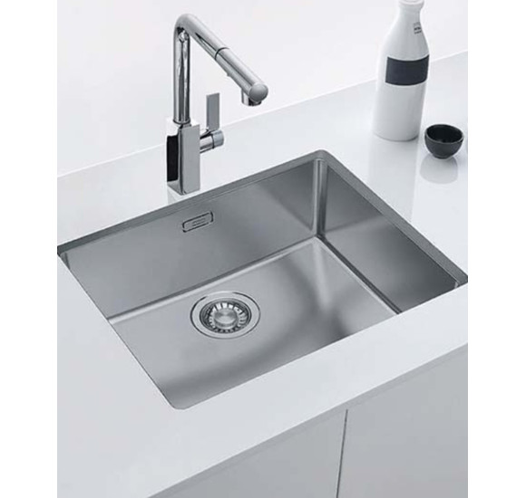 Franke MRX 110-50 nerūdijančio plieno plautuvė 54x44cm, (rankinis ventilis)