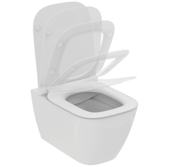 Ideal Standard i.life B pakabinamas unitazas, (Rimless) su Soft close dangčiu, T533001