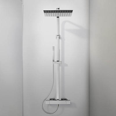 Ideal Standard CERATHERM C 100 termostatinė dušo sistema, chromo spalvos