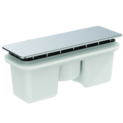 Ideal Standard Ultra Flat New sifonas dušo padėklui, su dekoratyviniu dangteliu, T5327, pasirenkama spalva