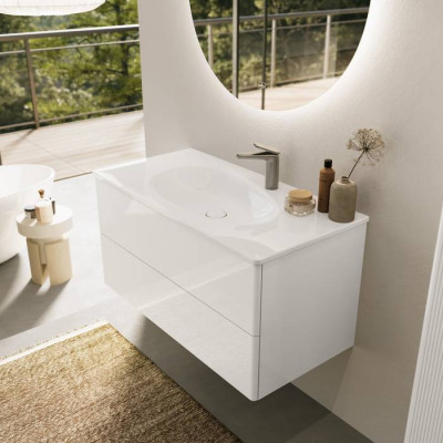 Villeroy & Boch Antao pakabinamas/montuojamas ant baldų praustuvas 100 cm, su skyle maišytuvui, pasirenkama spalva