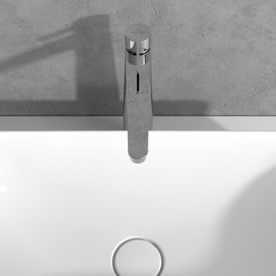 Villeroy&Boch Conum aukštas praustuvo maišytuvas su "Push-open" dugno vožtuvu, juoda matinė