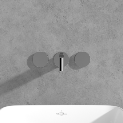 Villeroy & Boch Dawn 3 dalių potinkinis maišytuvas praustuvui be dugno vožtuvo, pasirenkama spalva