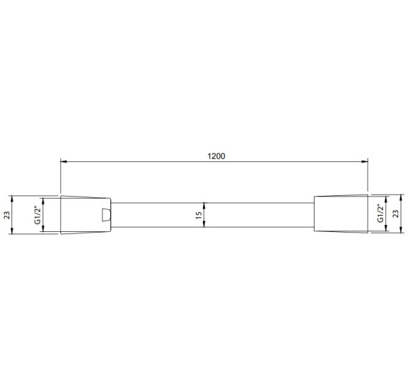 Villeroy&Boch Universal Showers dušo žarna, 1200 mm ilgio (pasirenkama spalva)