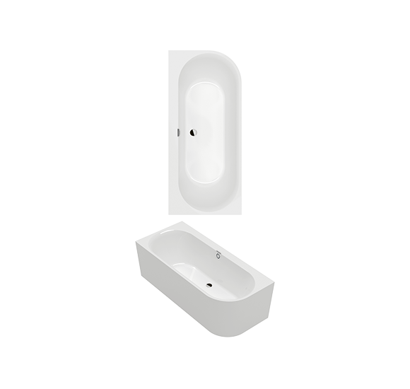 Villeroy&Boch Oberon 2.1 Quaryl kampinė vonia, 180x80 cm