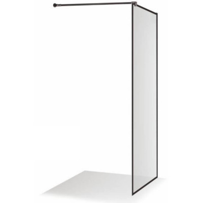 Brasta Glass dušo sienelė Dija Nero Frame, skaidriu stiklu