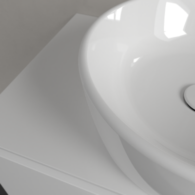 Villeroy & Boch Architectura ant stalviršio pastatomas praustuvas, 45 cm, su persipylimu
