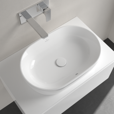 Villeroy & Boch Architectura ant stalviršio pastatomas praustuvas 60 cm, su persipylimu