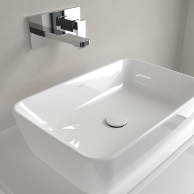 Villeroy & Boch Architectura ant stalviršio pastatomas stačiakampis praustuvas, 60 cm, su persipylimu