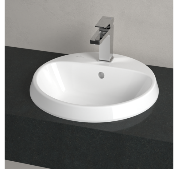 Villeroy & Boch Architectura įleidžiamas praustuvas, 45 cm, su persipylimu
