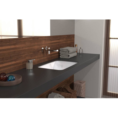 Villeroy & Boch Architectura po stalviršiu montuojamas stačiakampis praustuvas, 57 cm, su persipylimu
