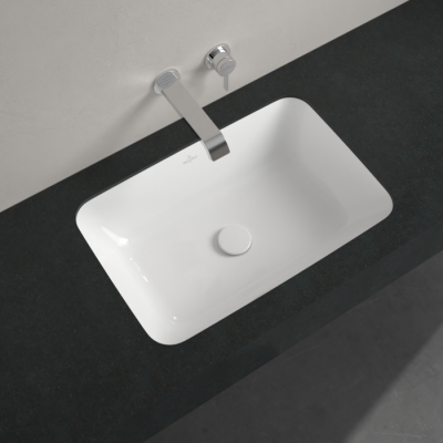 Villeroy & Boch Architectura po stalviršiu montuojamas stačiakampis praustuvas, 57 cm, be persipylimo
