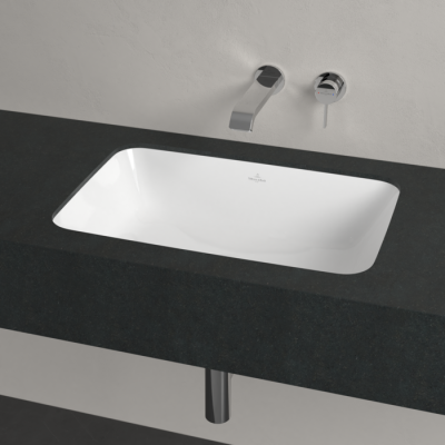 Villeroy & Boch Architectura po stalviršiu montuojamas stačiakampis praustuvas, 57 cm, be persipylimo