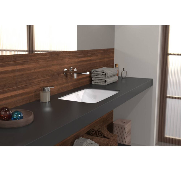 Villeroy & Boch Architectura po stalviršiu montuojamas stačiakampis praustuvas, 57 cm, be persipylimo