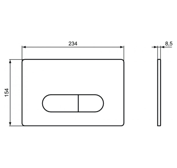 3in1 Ideal Standard I.life B klozeto komplektas su "soft close" dangčiu ir WC rėmu