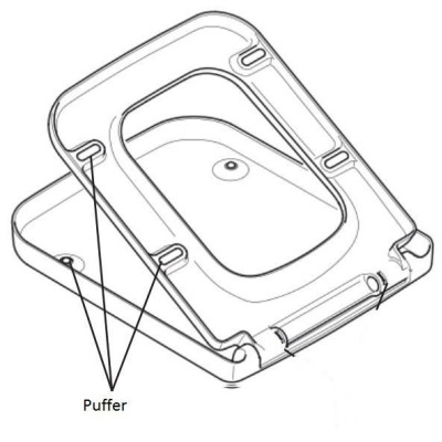 Villeroy&Boch Klozeto dangčio pagalvėlių rinkinys, 49x164,5mm, baltos spalvos