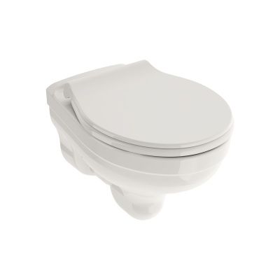 KOMPLEKTAS 3in1 - Bocchi Taormina Pro pakabinamas klozetas su Ideal Standard WC rėmu ir baltu mygtuku