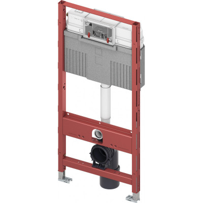 KOMPLEKTAS 3in1 - Ideal Standard Blend Curve pakabinamas klozetas su TECEprofil WC rėmu ir juodu matiniu mygtuku
