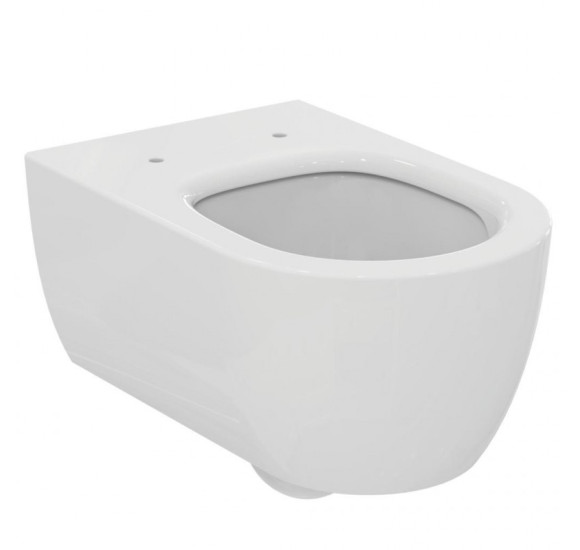 KOMPLEKTAS 3in1 - Ideal Standard Blend Curve pakabinamas klozetas su TECEprofil WC rėmu ir juodu matiniu mygtuku