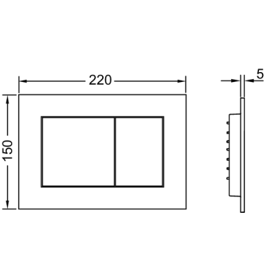 KOMPLEKTAS 3in1 - Ideal Standard i.life B pakabinamas unitazas "Rimless" su su TECEprofil WC rėmu ir chromo spalvos mygtuku