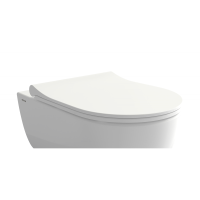 KOMPLEKTAS 3in1 - Bocchi Venezia Rimless pastatomo klozeto puodas su vandens nuleidimo bakeliu ir Soft-Close dangčiu