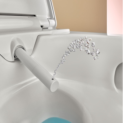 Geberit AquaClean Alba WC puodas su apiplovimo funkcija ir "Soft Close" dangčiu