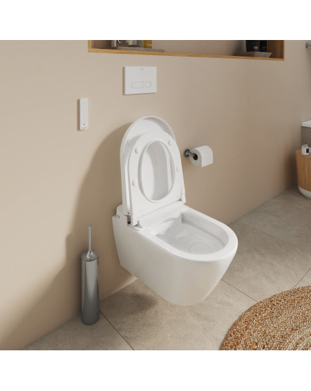 Duravit SensoWash D-Neo Compact pakabinamas išmanusis unitazas su