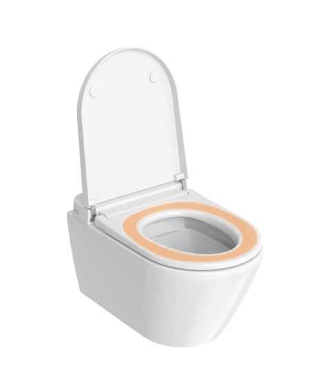 Duravit SensoWash D-Neo Compact pakabinamas išmanusis unitazas su