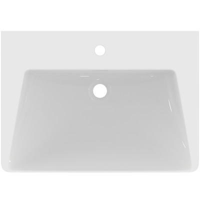 Ideal Standard La Dolce Vita  praustuvas 660x470x145, su anga maišytuvui ir perlaja, baltos spalvos