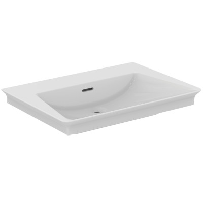 Ideal Standard La Dolce Vita praustuvas 660x470x145, baltos spalvos, be angos maišytuvui, su perlaja