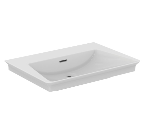 Ideal Standard La Dolce Vita praustuvas 660x470x145, baltos spalvos, be angos maišytuvui, su perlaja