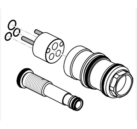 Ideal Standard prailginimo komplektas (20mm) sieniniams praustuvo maišytuvams