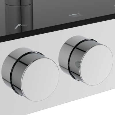 Ideal Standard Solos termostatinė dušo sistema, 300mm "lietaus" dušo galva