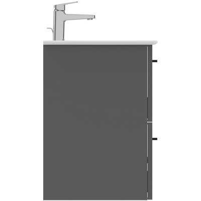 KOMPLEKTAS: Ideal Standard I.Life A vonios spintelė su praustuvu 80cm, Quartz grey matt spalva