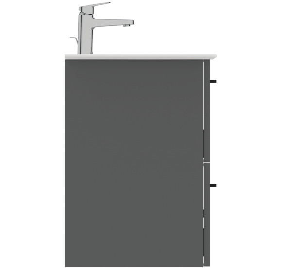 KOMPLEKTAS: Ideal Standard I.Life A vonios spintelė su praustuvu 80cm, Quartz grey matt spalva