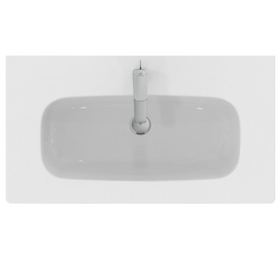 KOMPLEKTAS: Ideal Standard I.Life A vonios spintelė su praustuvu 80cm, Quartz grey matt spalva