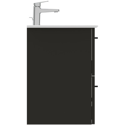 KOMPLEKTAS: Ideal Standard I.Life A vonios spintelė su praustuvu 60cm, Carbon grey matt spalva