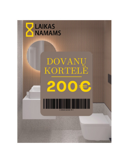 Dovanų kuponas 200 Eur