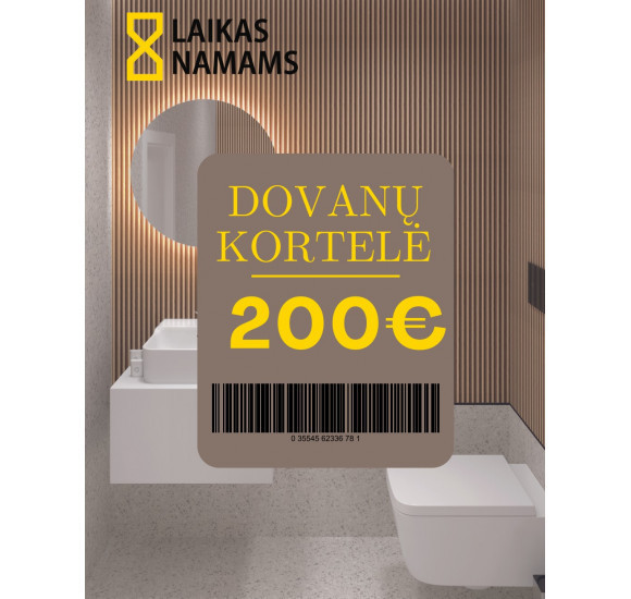 Dovanų kuponas 200 Eur