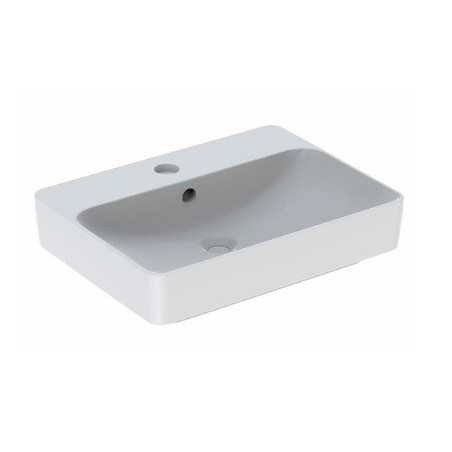 Geberit VARIFORM pastatomas praustuvas, stačiakampis su skyle maišytuvui, 60 cm