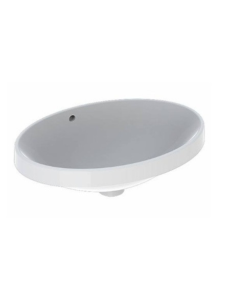 Geberit VARIFORM įleidžiamas praustuvas, ovalus, 55 cm