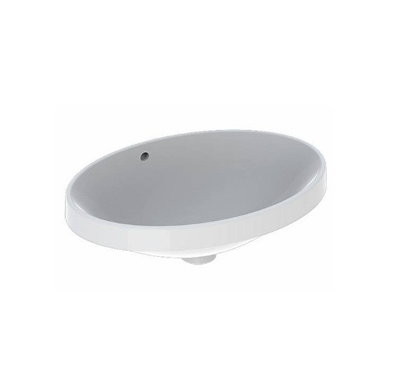 Geberit VARIFORM įleidžiamas praustuvas, ovalus, 55 cm