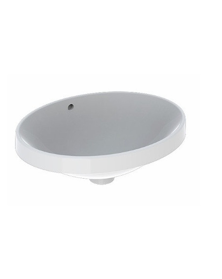 Geberit VARIFORM įleidžiamas praustuvas, ovalus, 50 cm