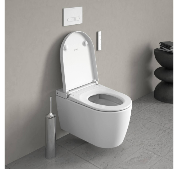 Duravit SensoWash® Starck f Lite Compact pakabinamas išmanus klozetas su "Soft Close" dangčiu
