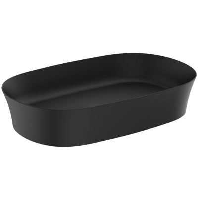 Ideal Standard Ipalyss E1396V3 ant stalviršio pastatomas praustuvas 60 cm, juodos matinės spalvos