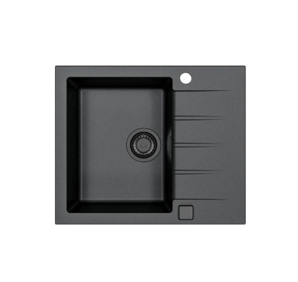 ALVEUS Cadit 10 granitinė plautuvė (Black Edition)