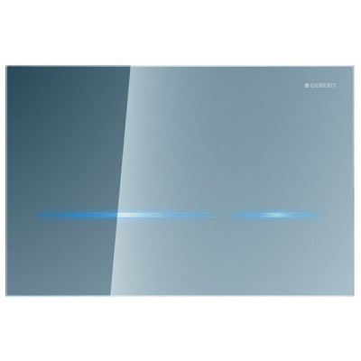 Geberit Sigma80 elektroninis vandens nuleidimo klavišas be transformatoriaus, metalizuotas stiklas