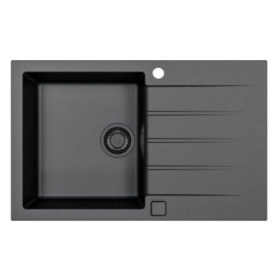ALVEUS Cadit 20 granitinė plautuvė (Black Edition)